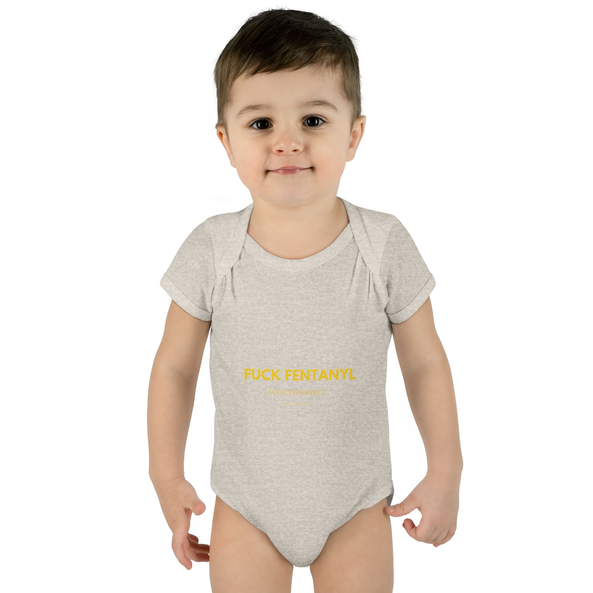 Infant Bodysuit — "F*** Fentanyl" Protest Baby Onesie