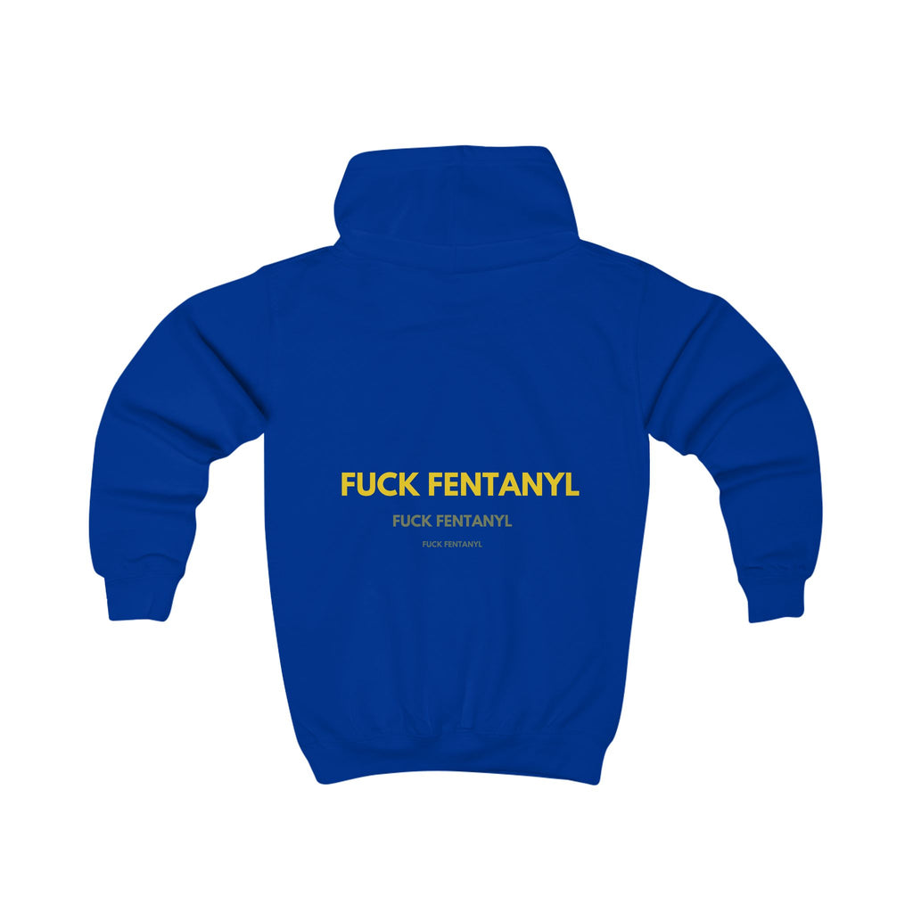 Kids Hoodie - “FUCK FENTANYL” Anti-Drug Awareness Youth Hoodie