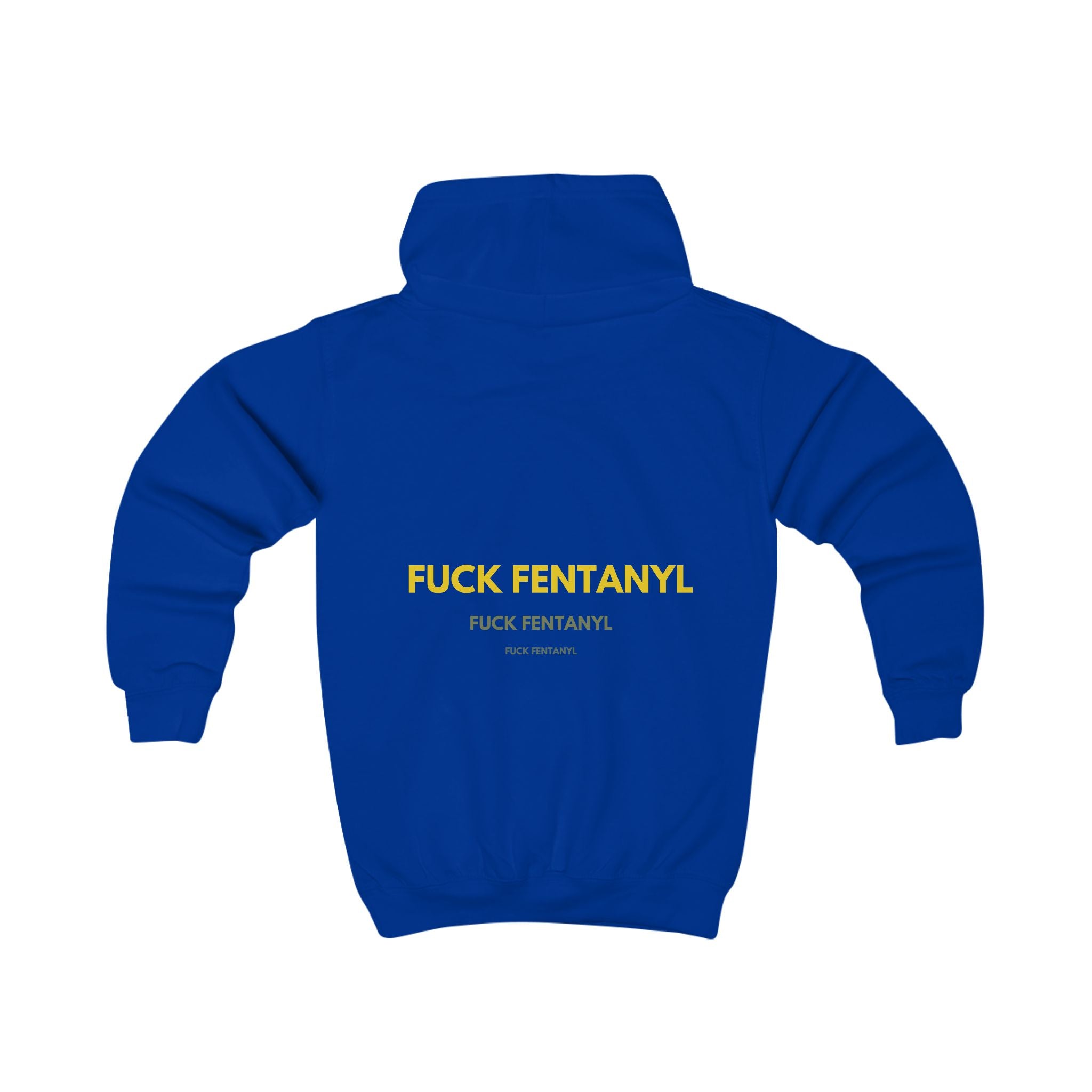 Kids Hoodie - “FUCK FENTANYL” Anti-Drug Awareness Youth Hoodie