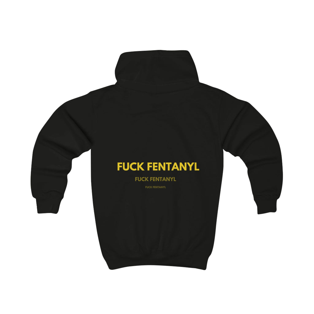 Kids Hoodie - “FUCK FENTANYL” Anti-Drug Awareness Youth Hoodie