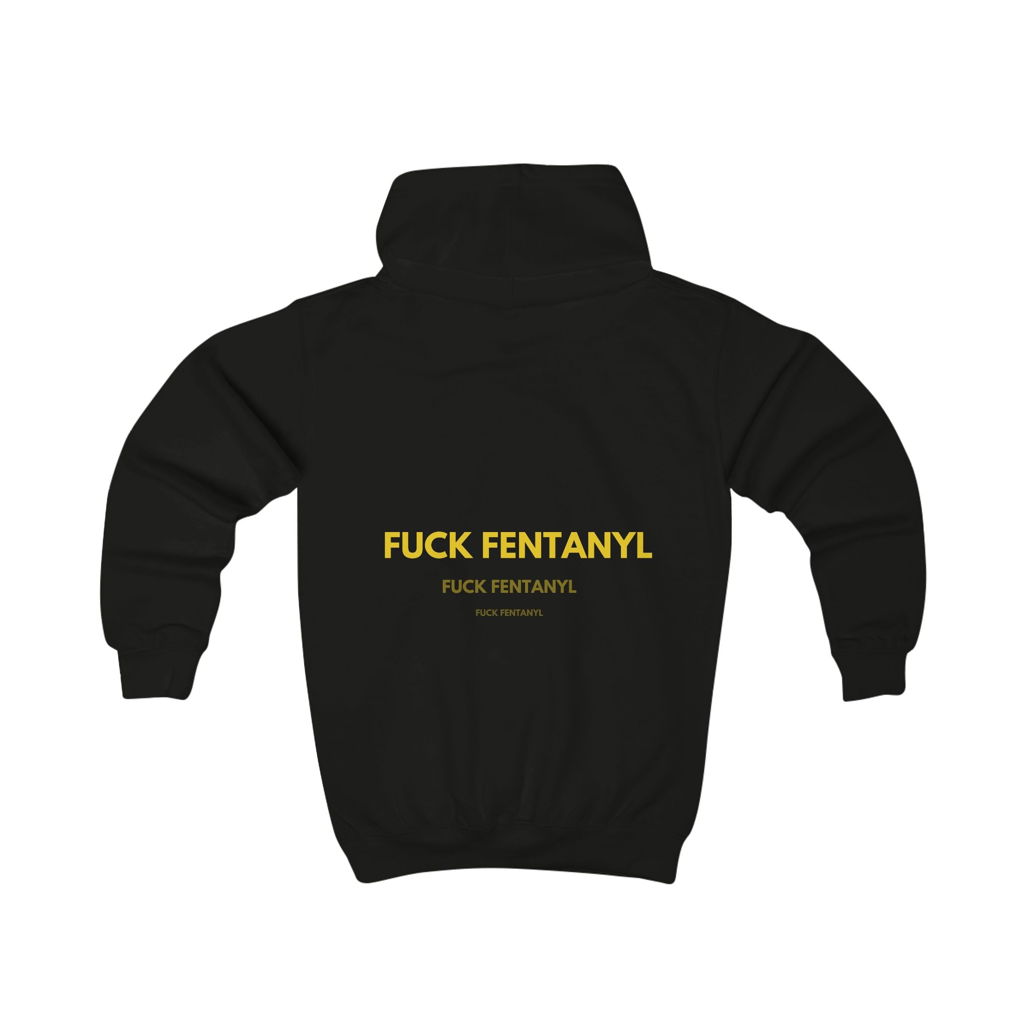 Kids Hoodie - “FUCK FENTANYL” Anti-Drug Awareness Youth Hoodie