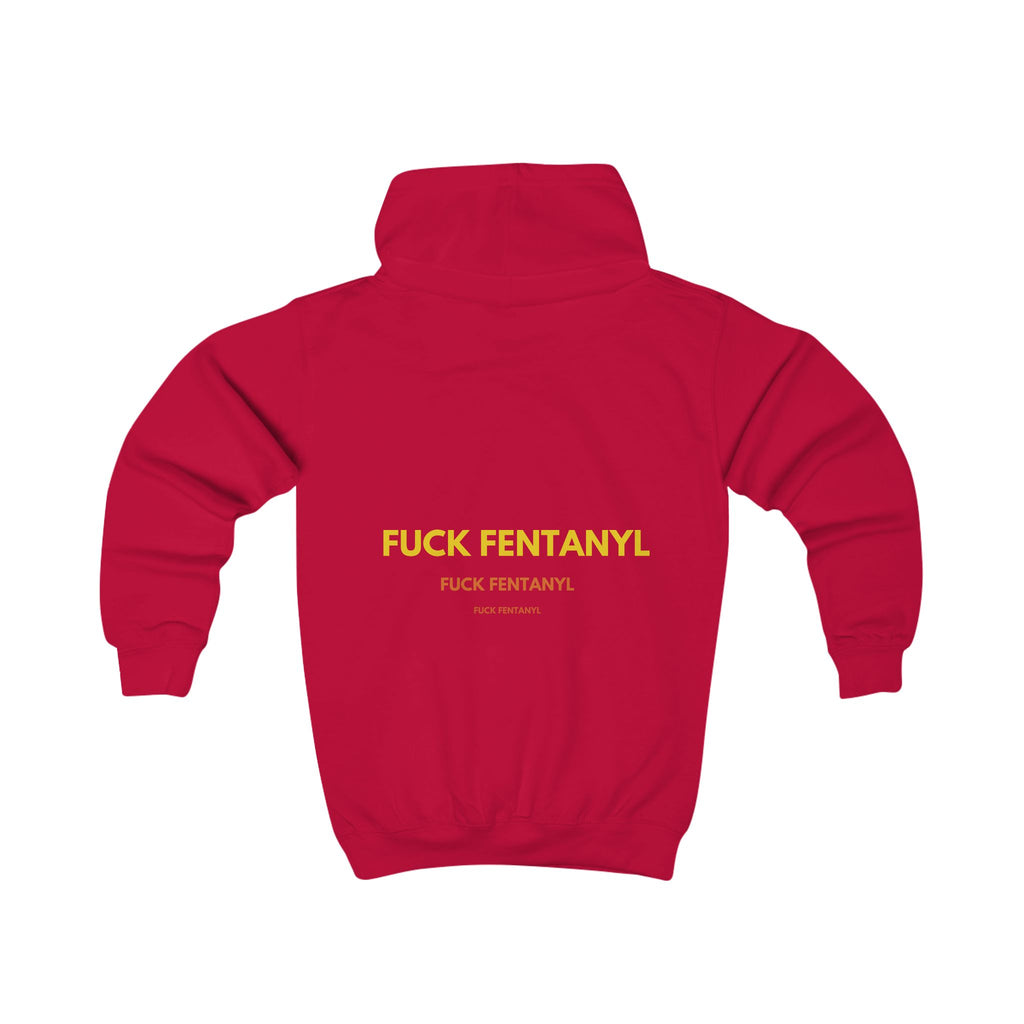 Kids Hoodie - “FUCK FENTANYL” Anti-Drug Awareness Youth Hoodie