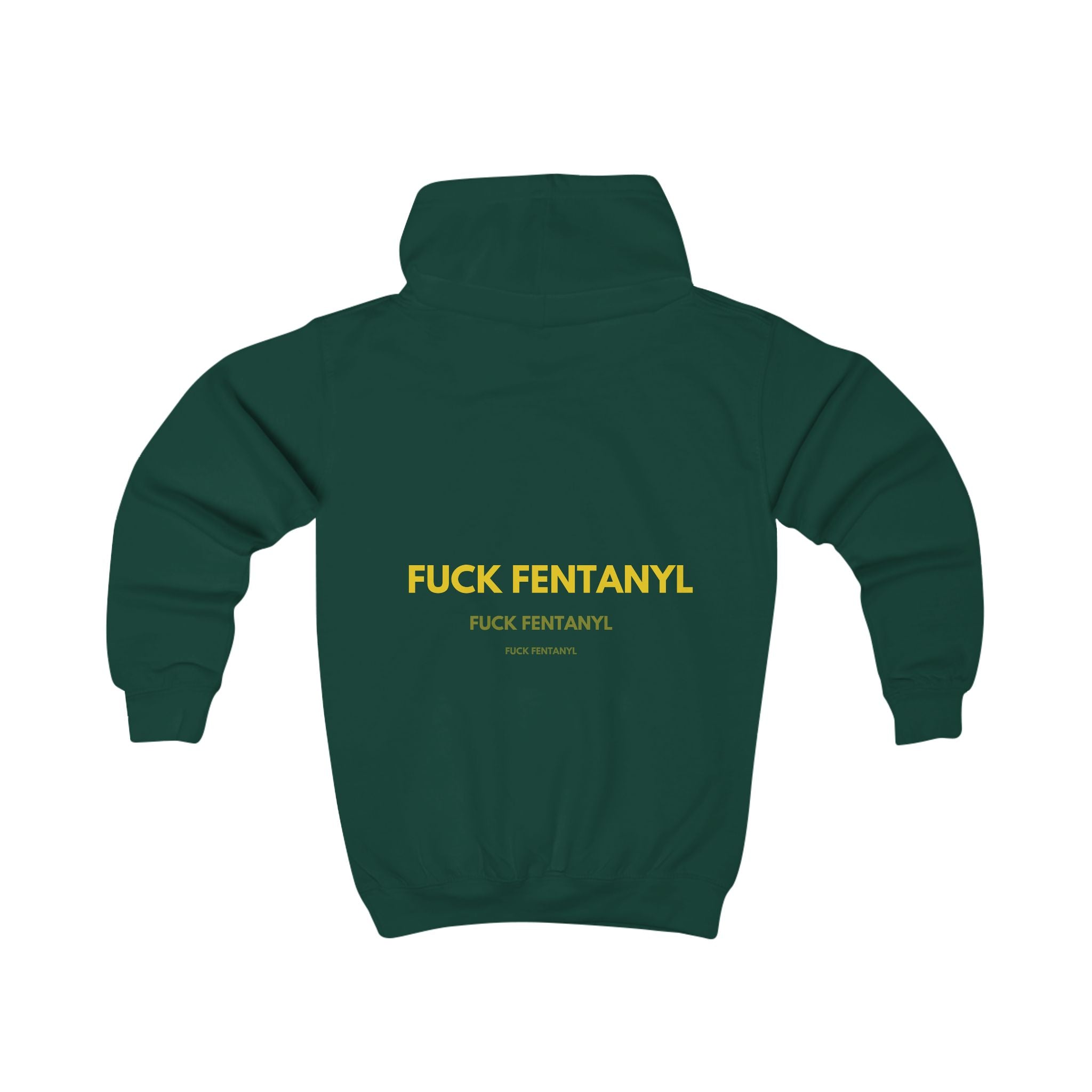 Kids Hoodie - “FUCK FENTANYL” Anti-Drug Awareness Youth Hoodie