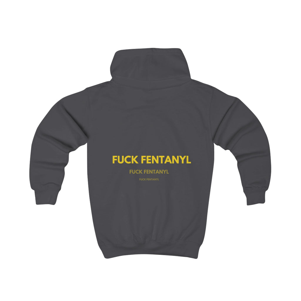 Kids Hoodie - “FUCK FENTANYL” Anti-Drug Awareness Youth Hoodie