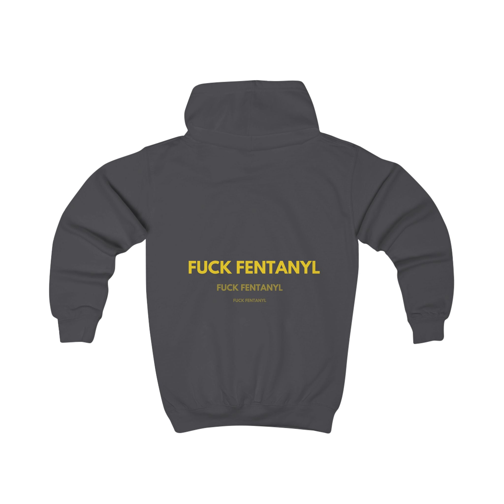 Kids Hoodie - “FUCK FENTANYL” Anti-Drug Awareness Youth Hoodie