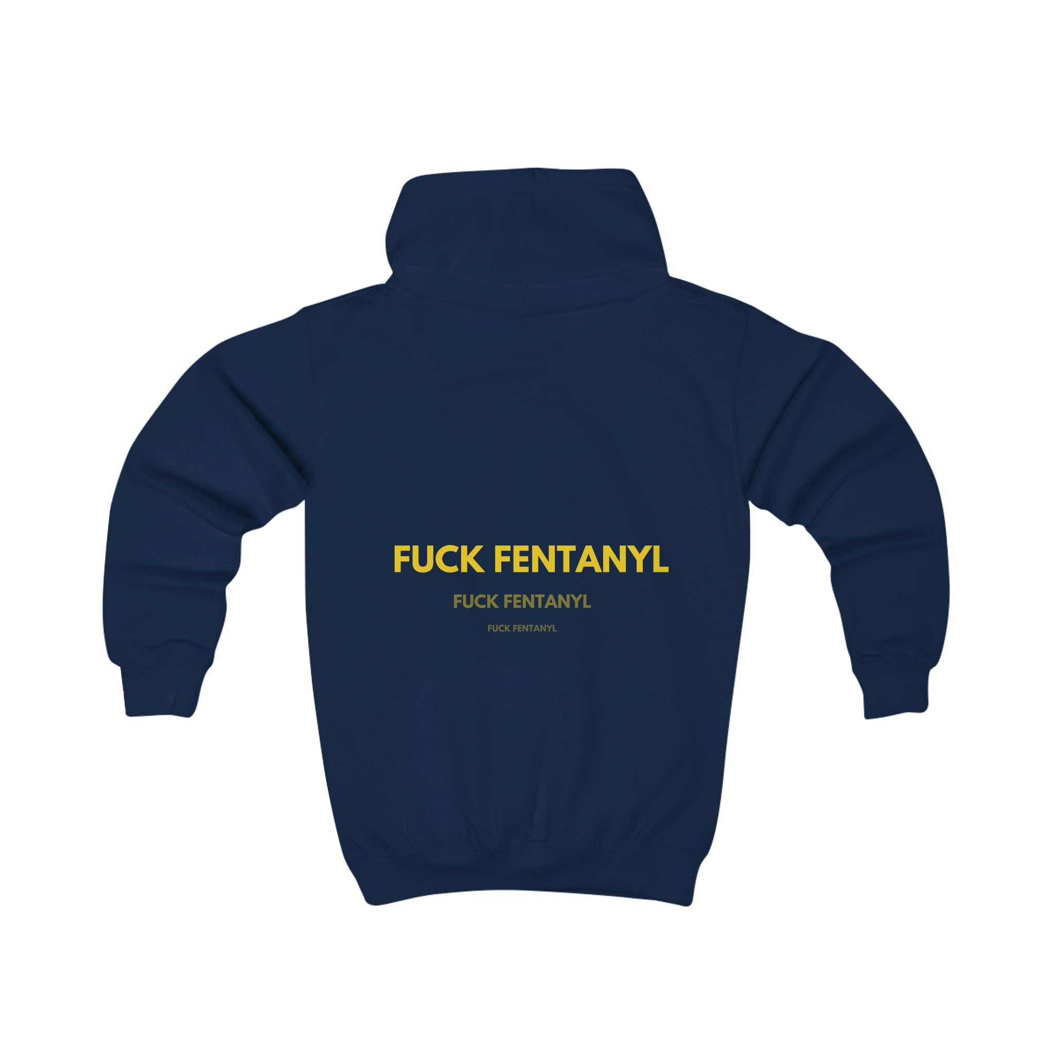 Kids Hoodie - “FUCK FENTANYL” Anti-Drug Awareness Youth Hoodie