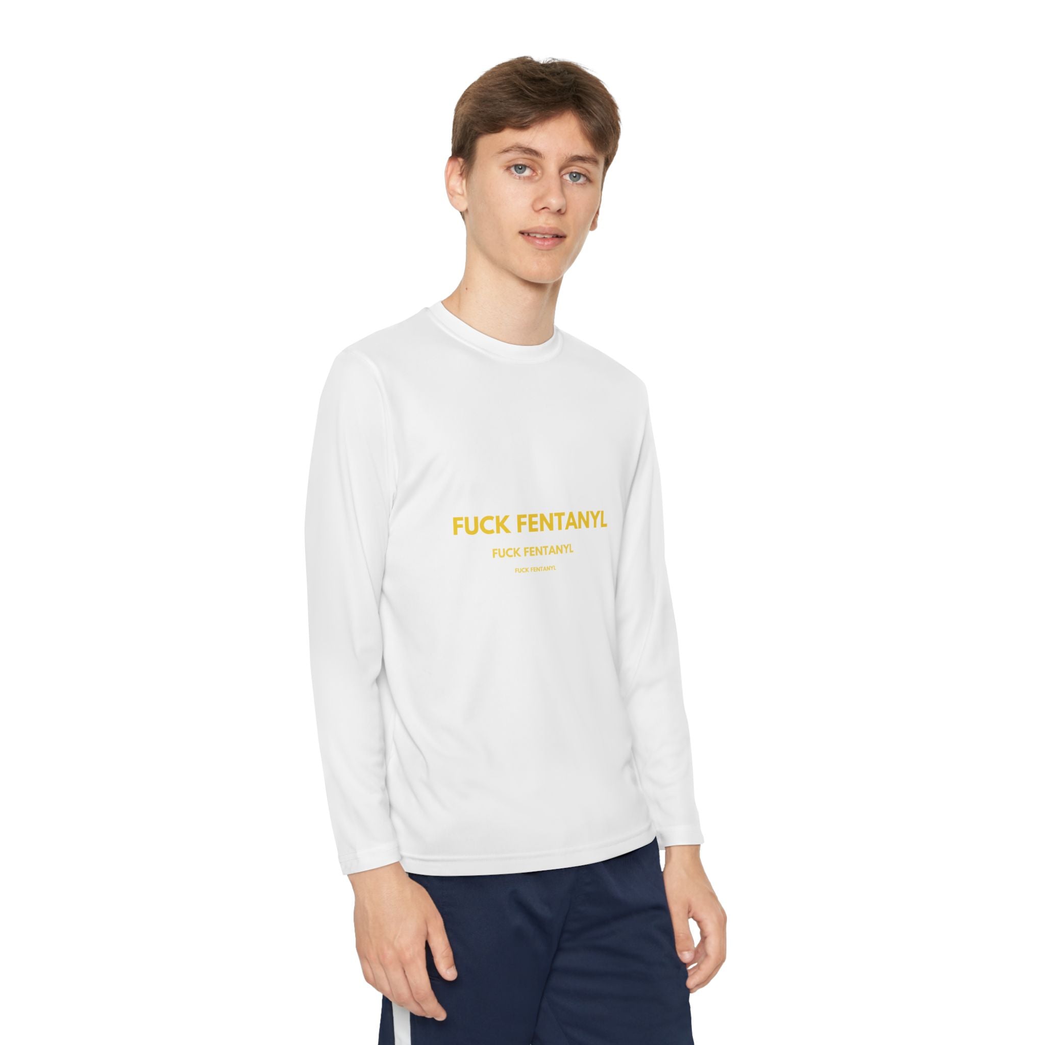 Youth Long Sleeve Tee — “F*** Fentanyl” Awareness Shirt