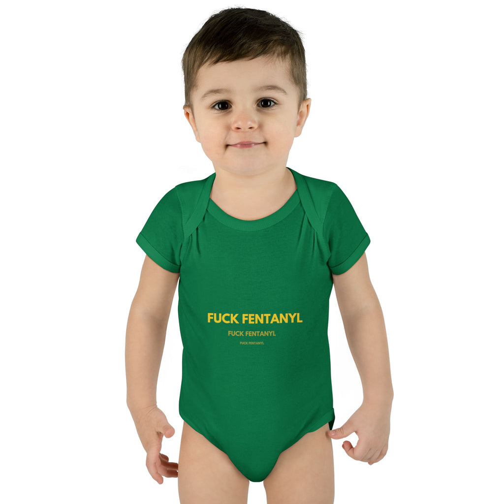 Infant Bodysuit — "F*** Fentanyl" Protest Baby Onesie