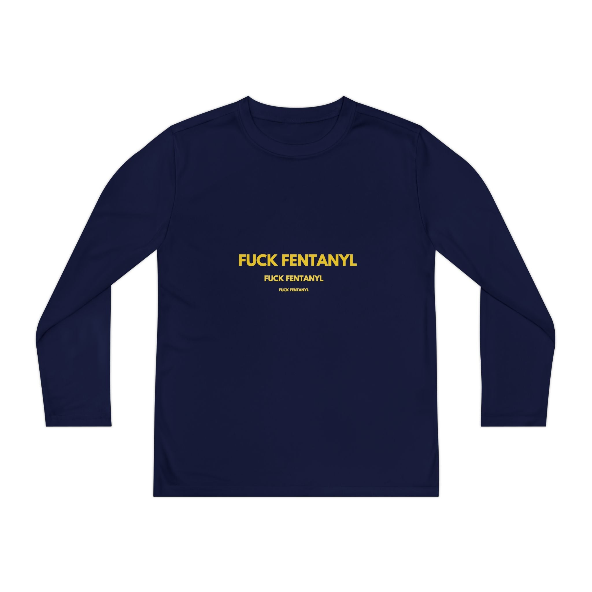 Youth Long Sleeve Tee — “F*** Fentanyl” Awareness Shirt