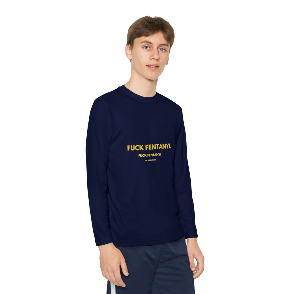 Youth Long Sleeve Tee — “F*** Fentanyl” Awareness Shirt