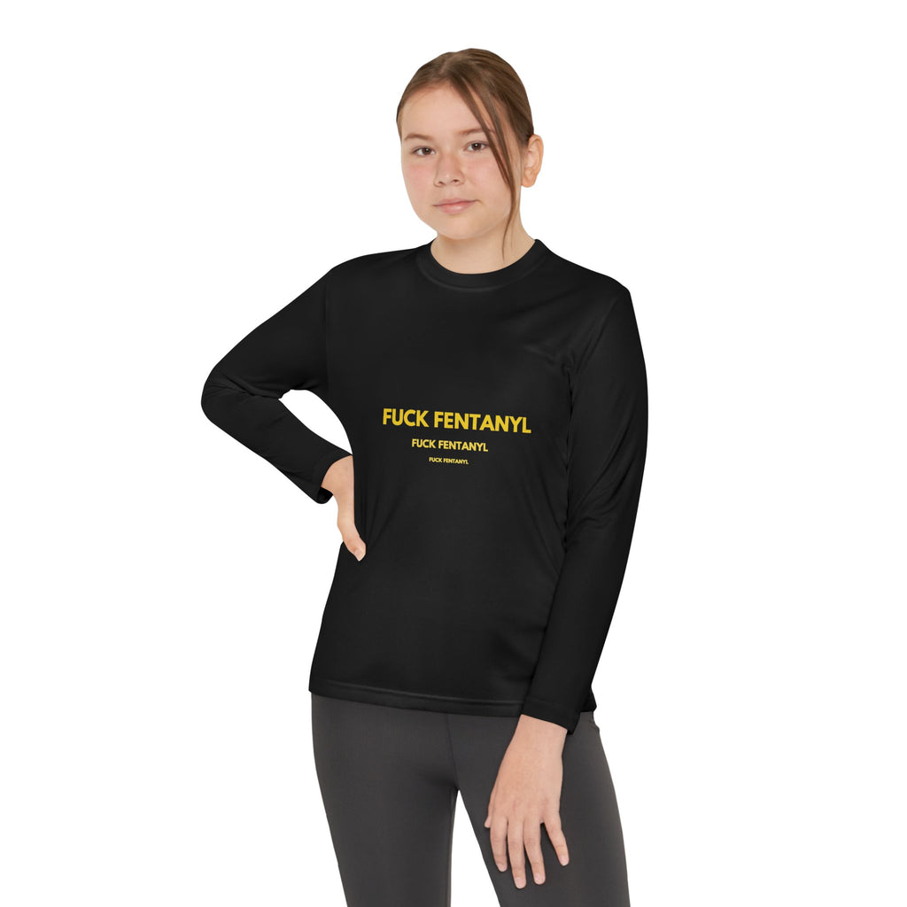 Youth Long Sleeve Tee — “F*** Fentanyl” Awareness Shirt