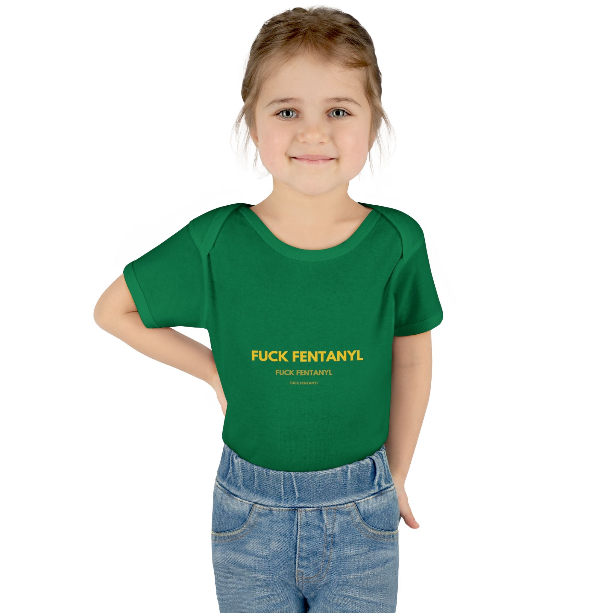 Infant Bodysuit — "F*** Fentanyl" Protest Baby Onesie