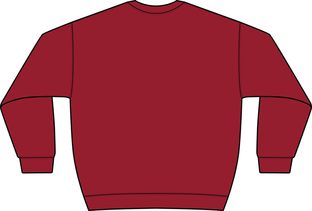 Graphic Crewneck Sweatshirt — “FUCK FENTANYL” Blue Text Awareness Pullover
