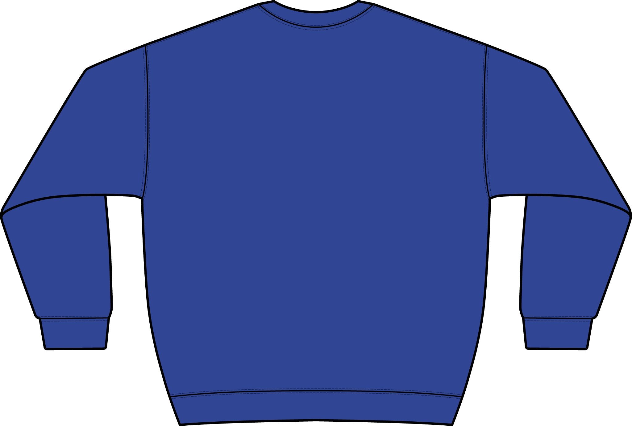 Graphic Crewneck Sweatshirt — “FUCK FENTANYL” Blue Text Awareness Pullover