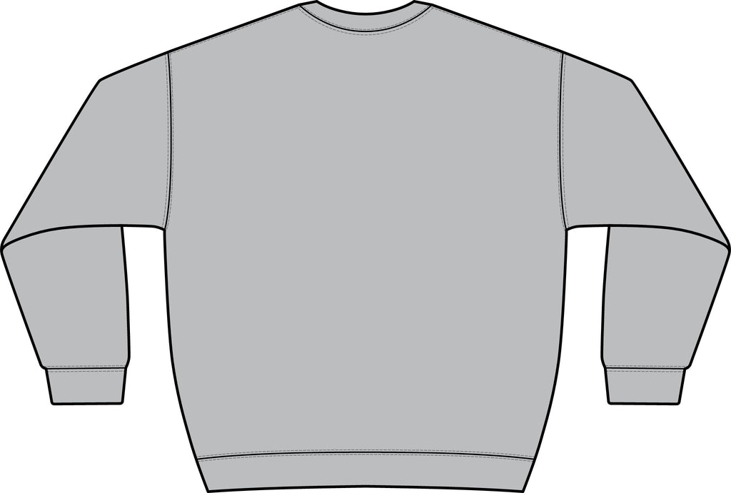 Graphic Crewneck Sweatshirt — “FUCK FENTANYL” Blue Text Awareness Pullover