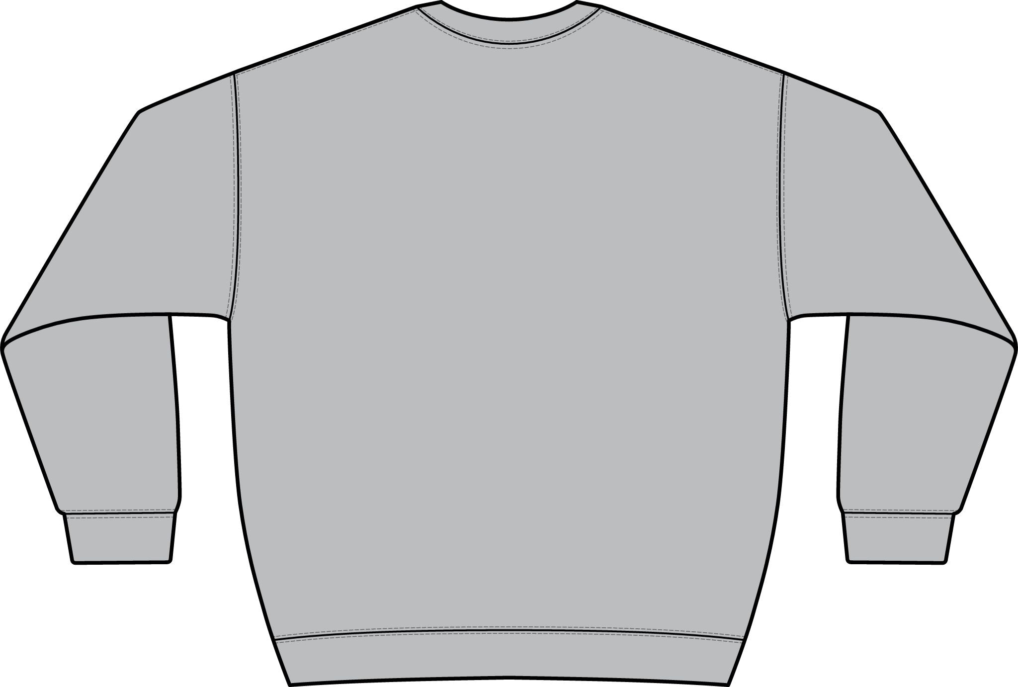 Graphic Crewneck Sweatshirt — “FUCK FENTANYL” Blue Text Awareness Pullover
