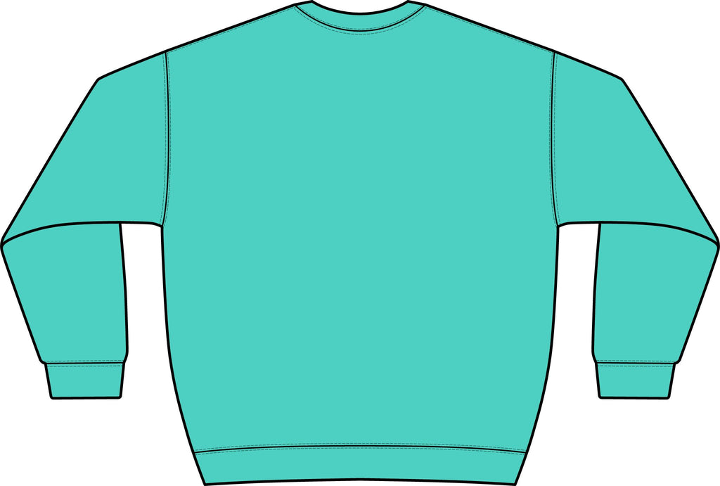 Graphic Crewneck Sweatshirt — “FUCK FENTANYL” Blue Text Awareness Pullover