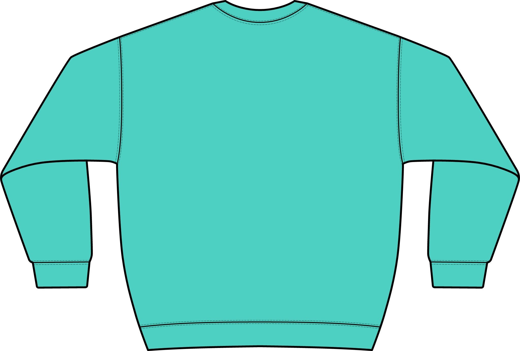 Graphic Crewneck Sweatshirt — “FUCK FENTANYL” Blue Text Awareness Pullover