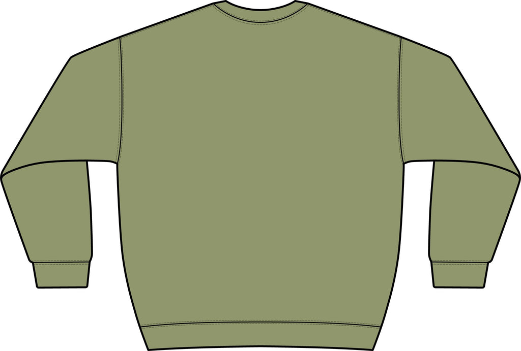 Graphic Crewneck Sweatshirt — “FUCK FENTANYL” Blue Text Awareness Pullover