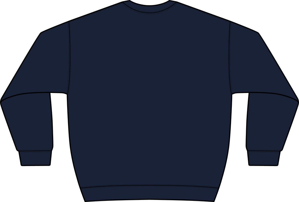 Graphic Crewneck Sweatshirt — “FUCK FENTANYL” Blue Text Awareness Pullover