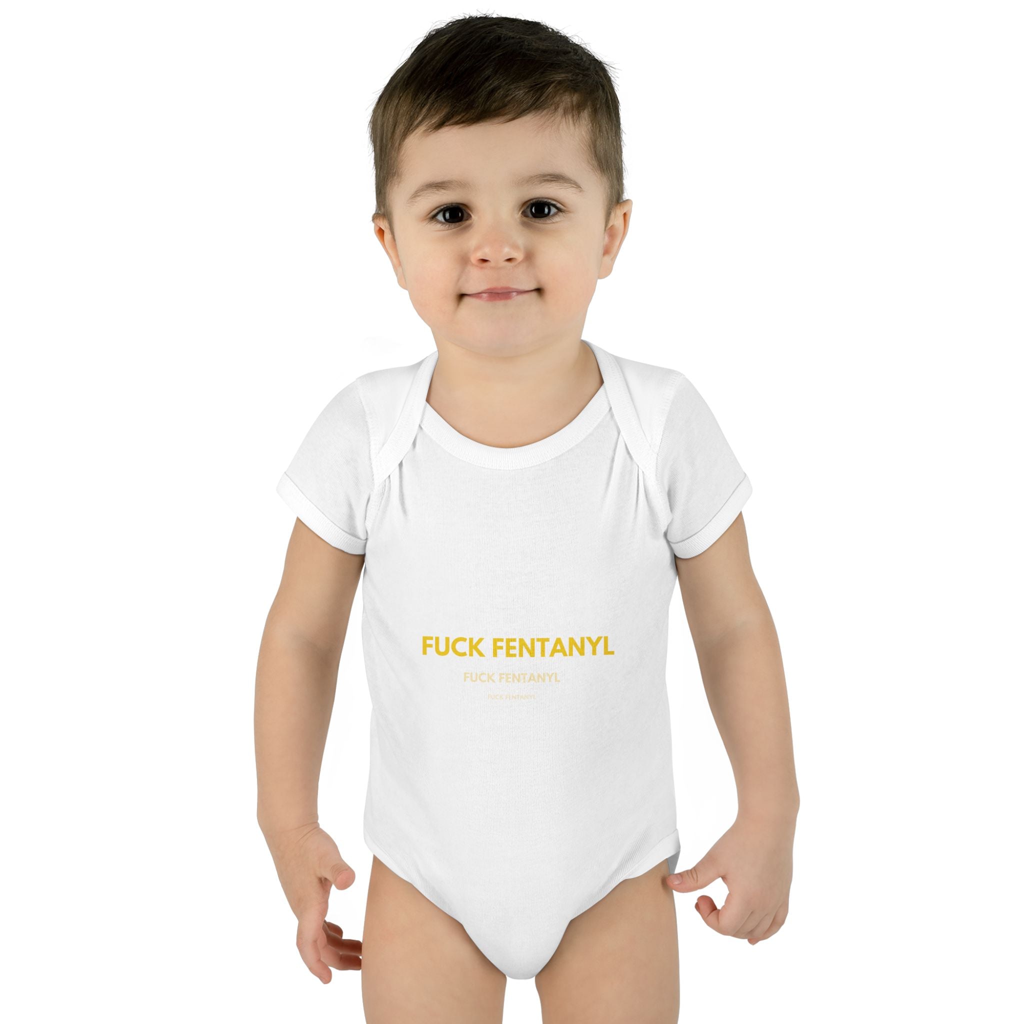 Infant Bodysuit — "F*** Fentanyl" Protest Baby Onesie