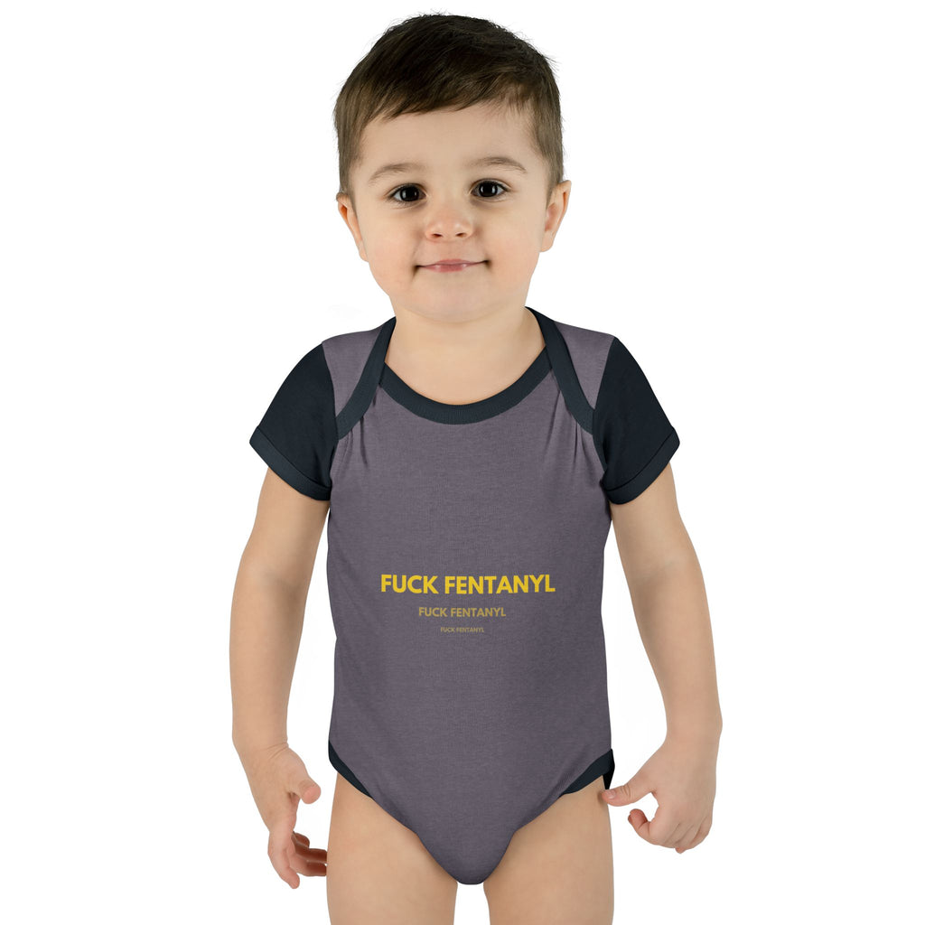Infant Bodysuit — "F*** Fentanyl" Protest Baby Onesie