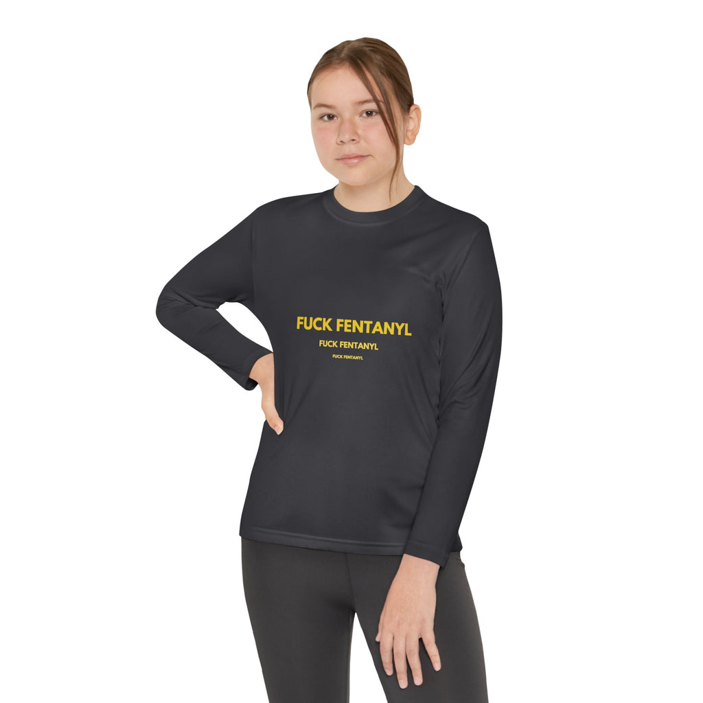 Youth Long Sleeve Tee — "F*** Fentanyl" Awareness Shirt
