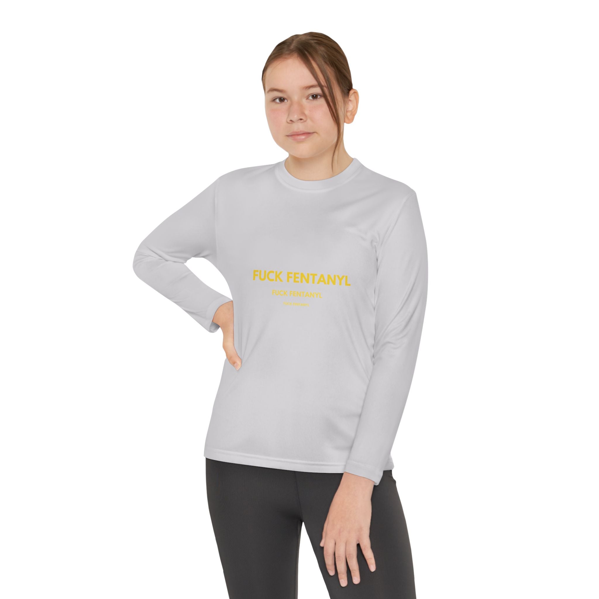 Youth Long Sleeve Tee — “F*** Fentanyl” Awareness Shirt
