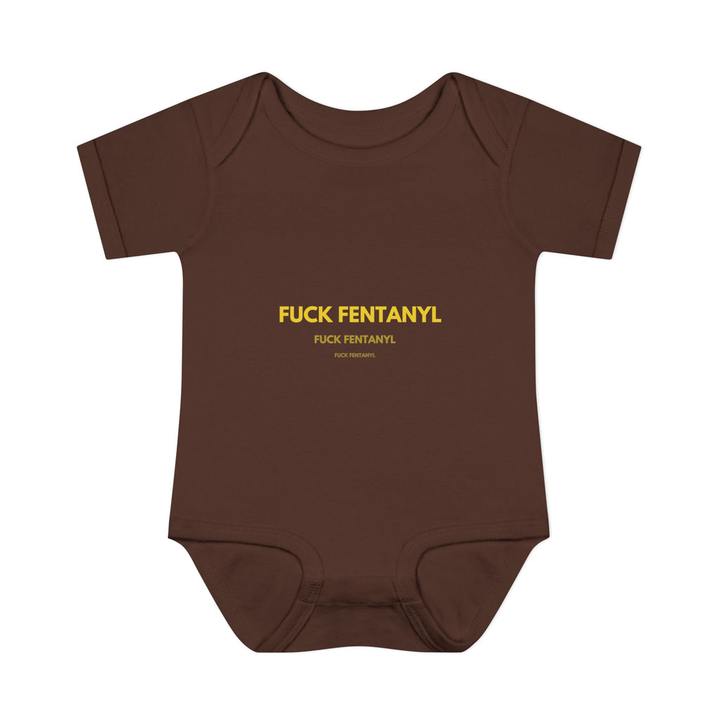 Infant Bodysuit — "F*** Fentanyl" Protest Baby Onesie