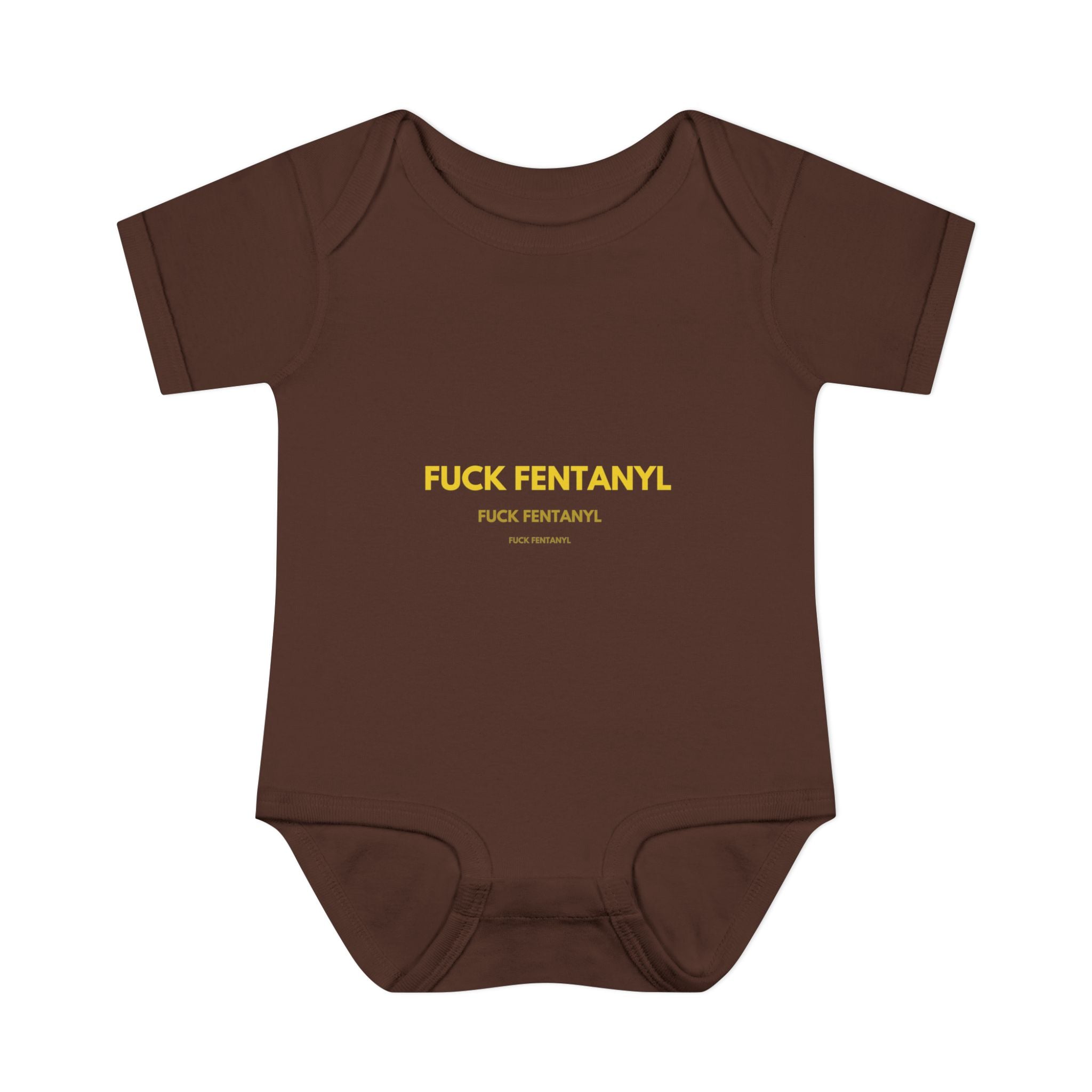 Infant Bodysuit — "F*** Fentanyl" Protest Baby Onesie