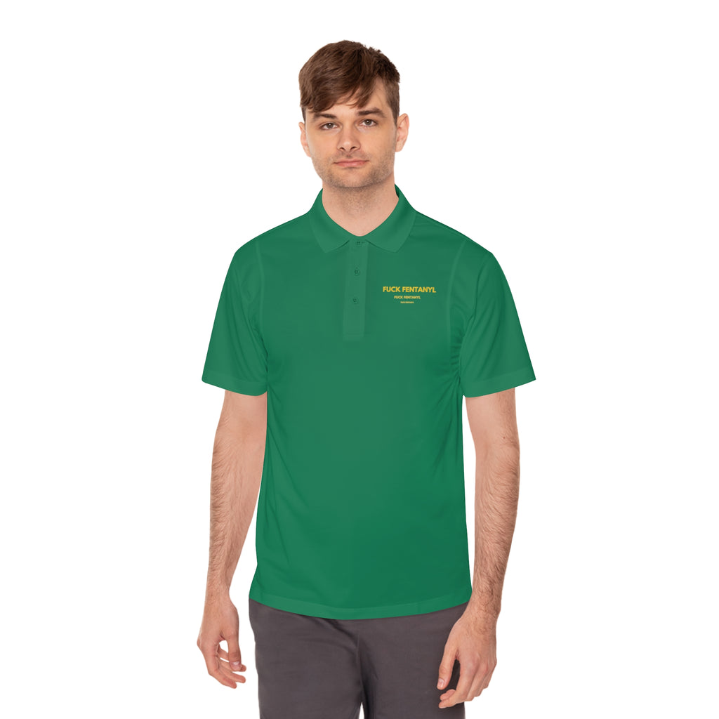 Men's Sport Polo — Minimal 'Peak Potential' Performance Shirt