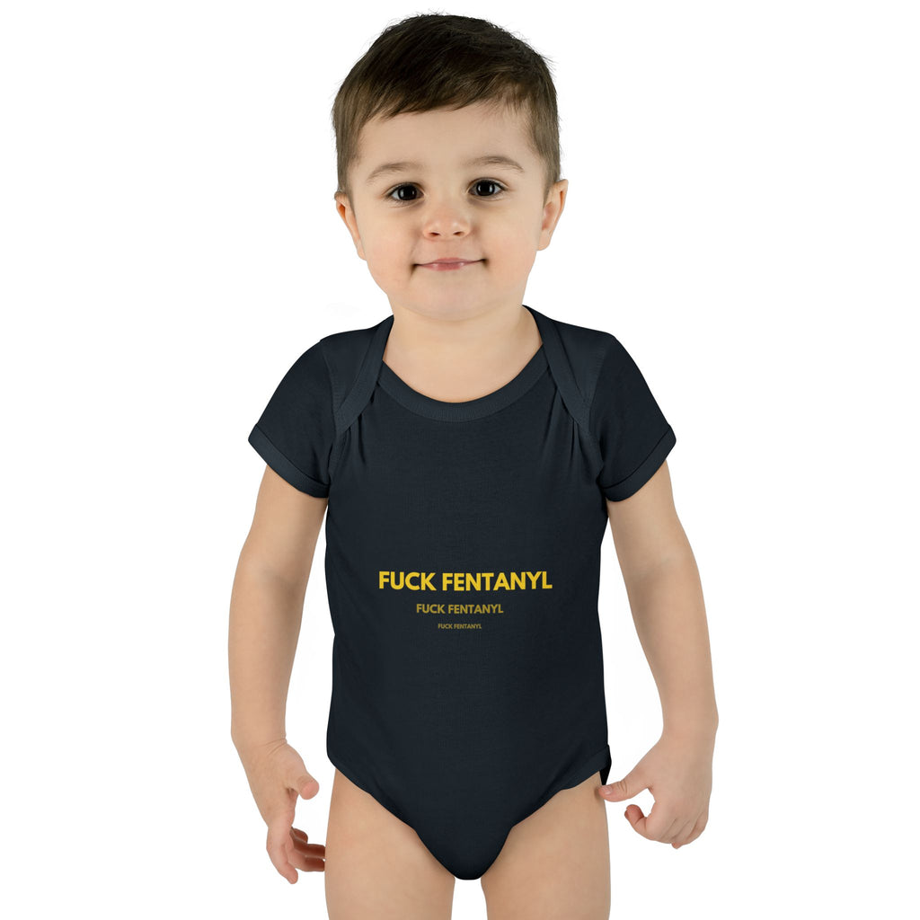 Infant Bodysuit — "F*** Fentanyl" Protest Baby Onesie