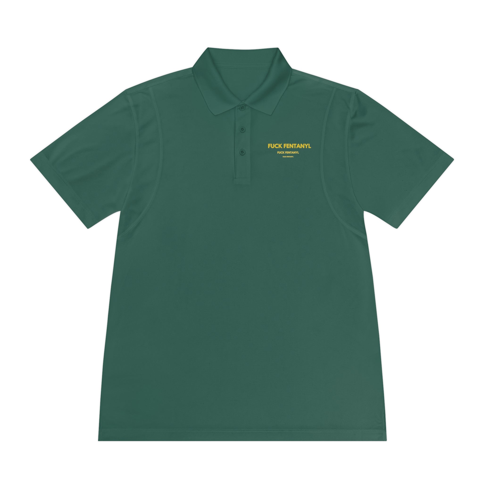 Men's Sport Polo — Minimal 'Peak Potential' Performance Shirt