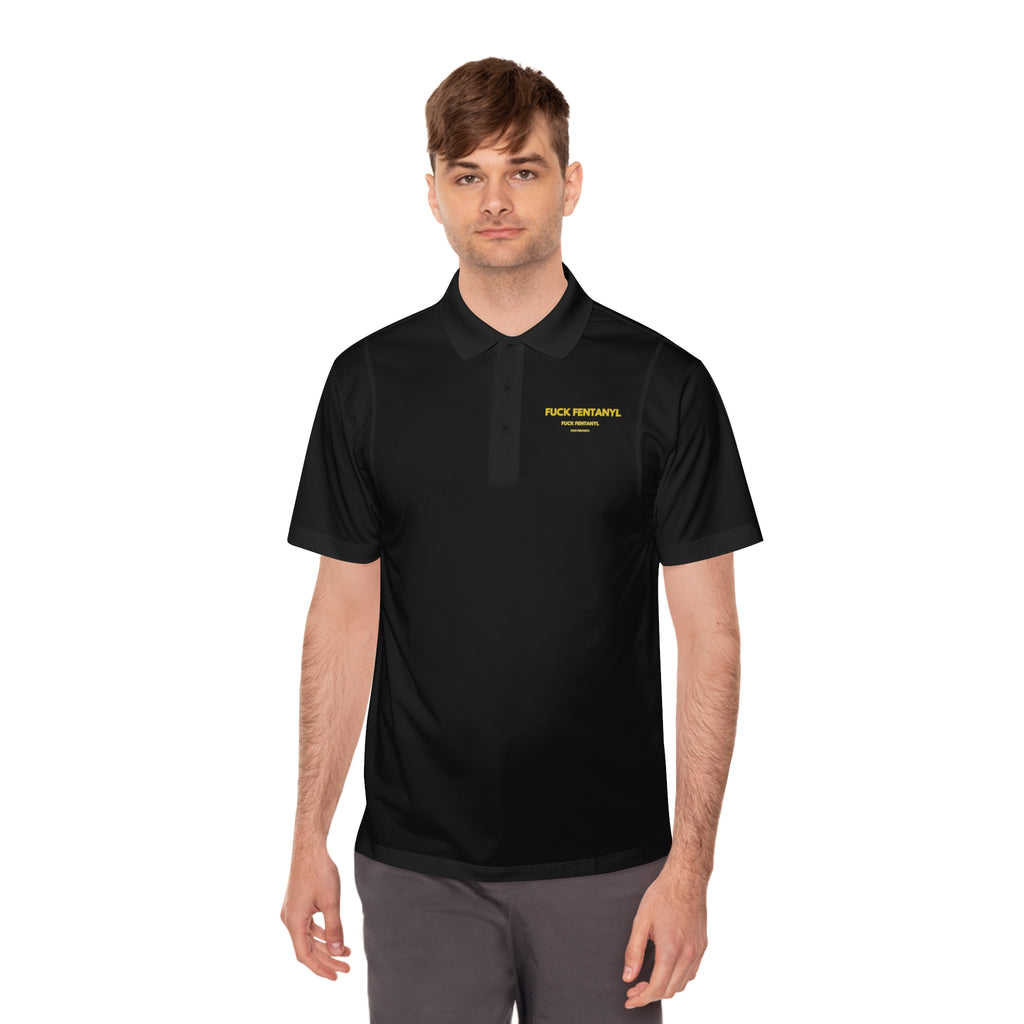 Men's Sport Polo — Minimal 'Peak Potential' Performance Shirt