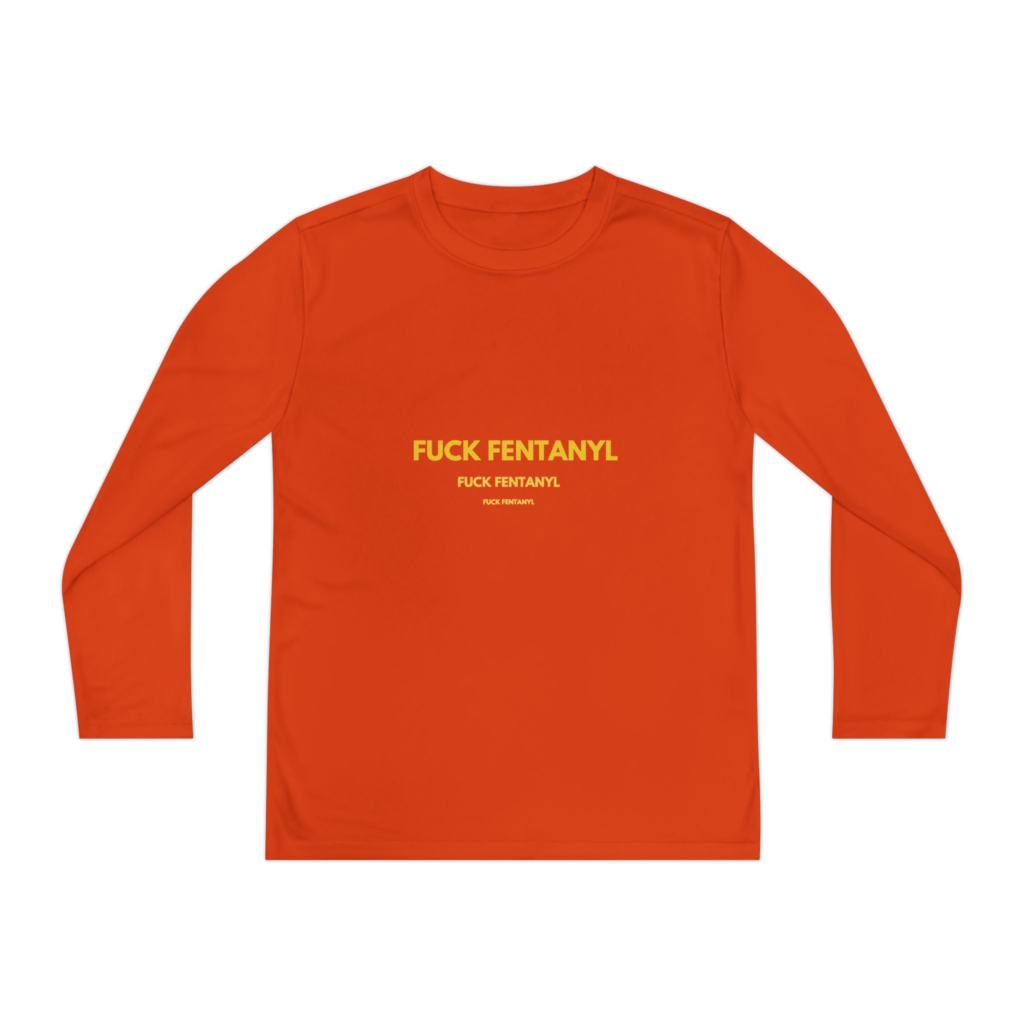 Youth Long Sleeve Tee — “F*** Fentanyl” Awareness Shirt