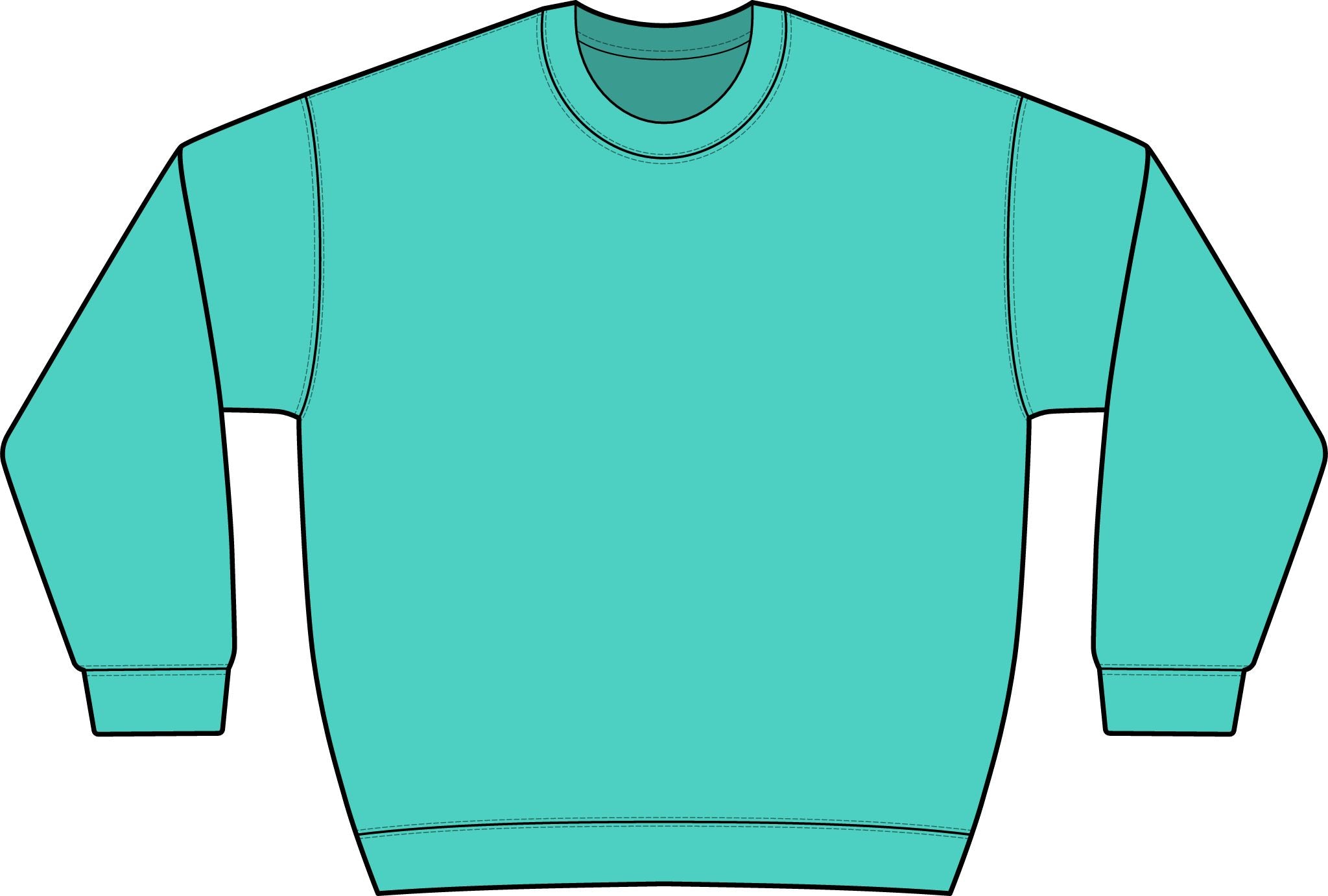 Graphic Crewneck Sweatshirt — “FUCK FENTANYL” Blue Text Awareness Pullover
