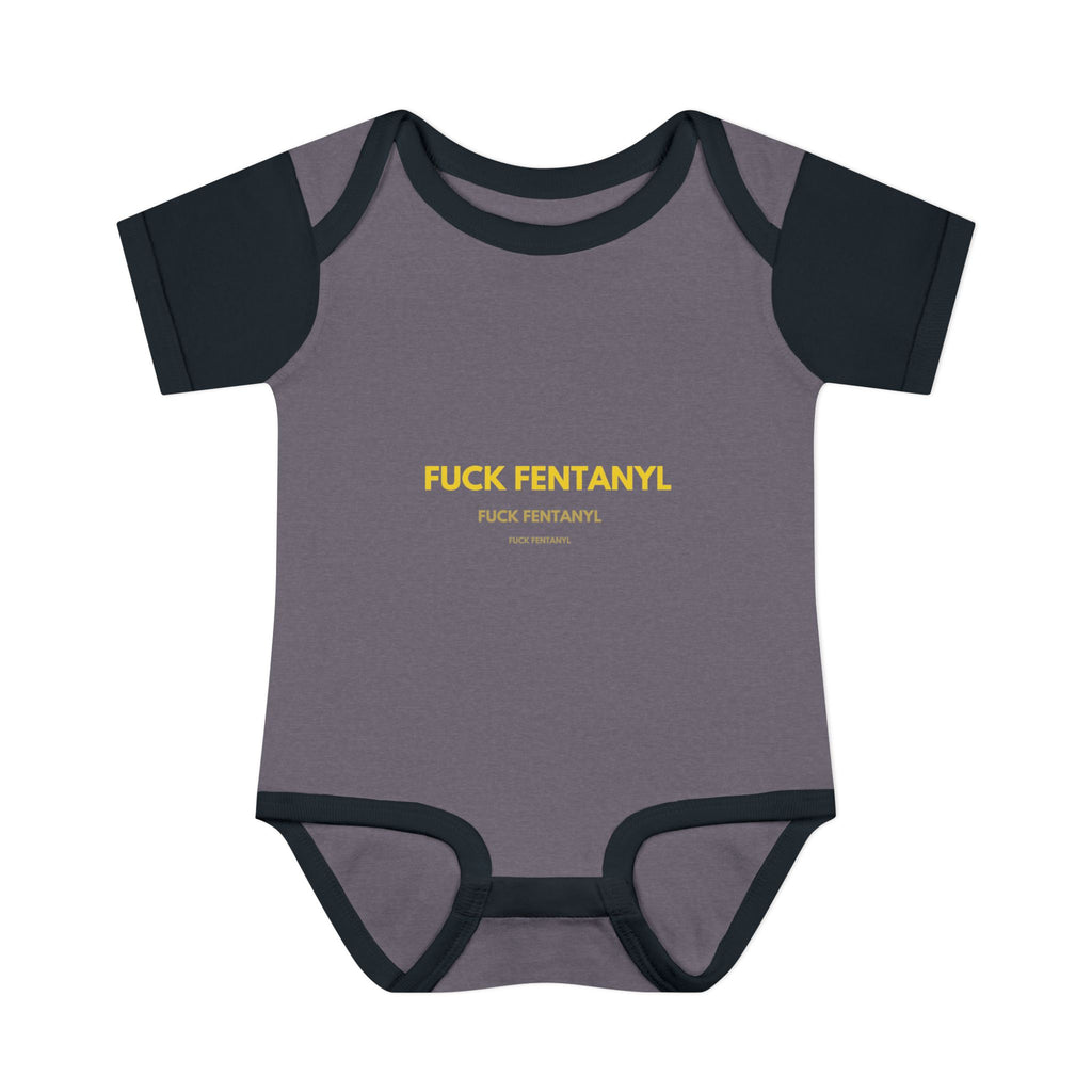 Infant Bodysuit — "F*** Fentanyl" Protest Baby Onesie