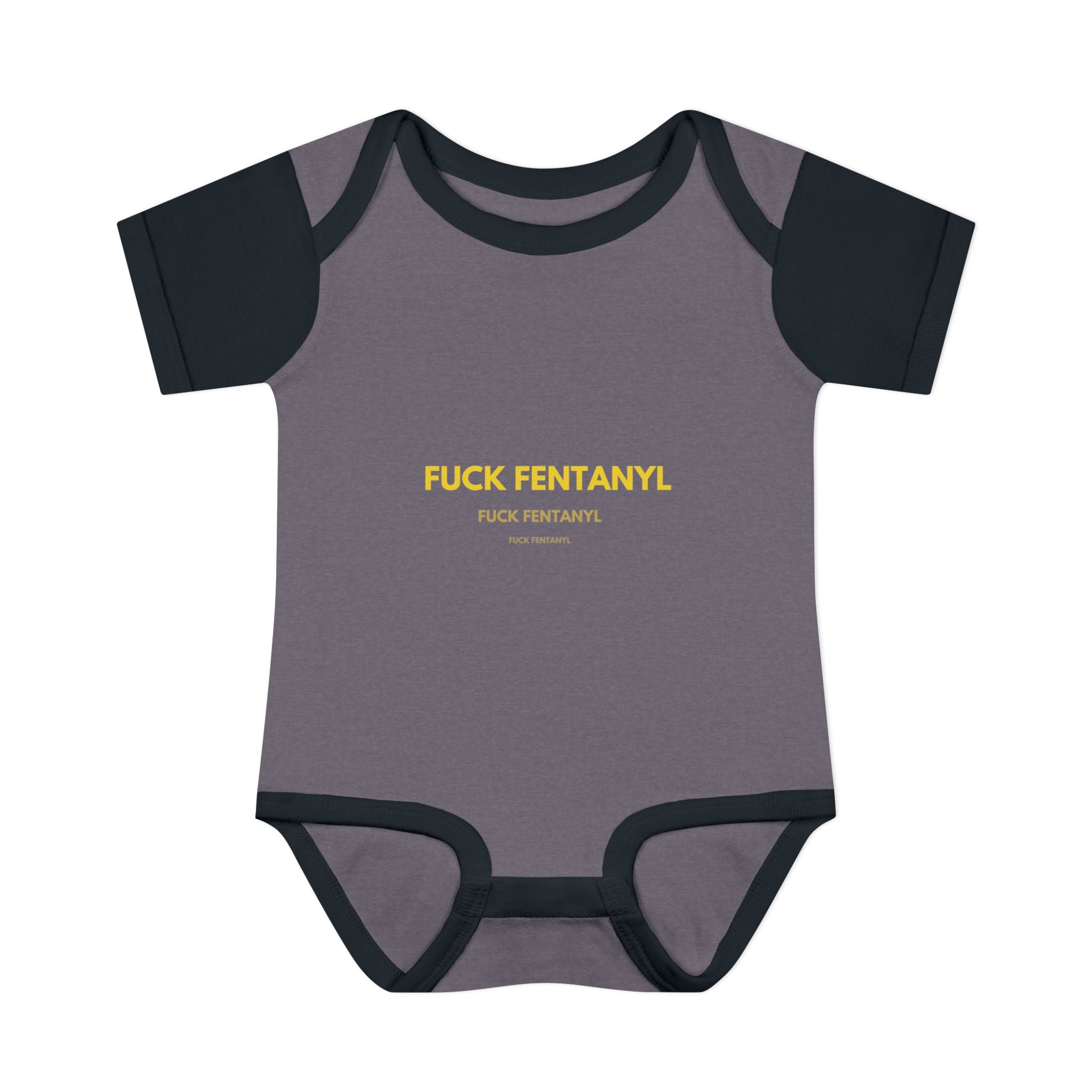 Infant Bodysuit — "F*** Fentanyl" Protest Baby Onesie