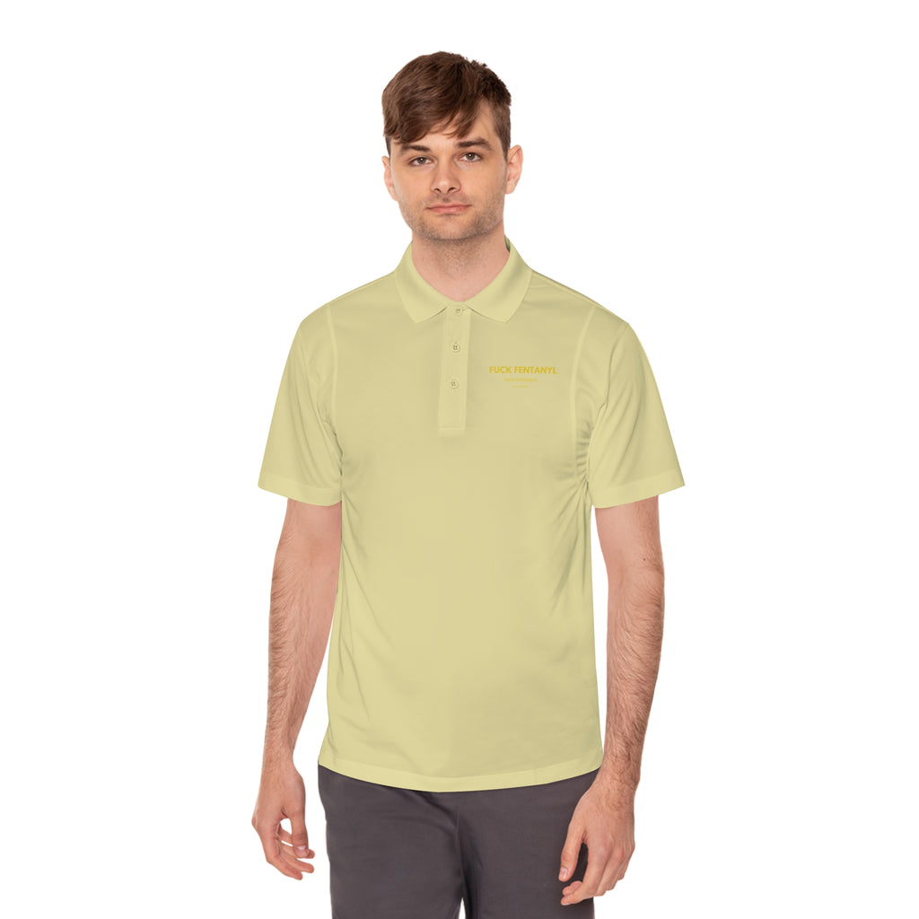 Men's Sport Polo — Minimal 'Peak Potential' Performance Shirt
