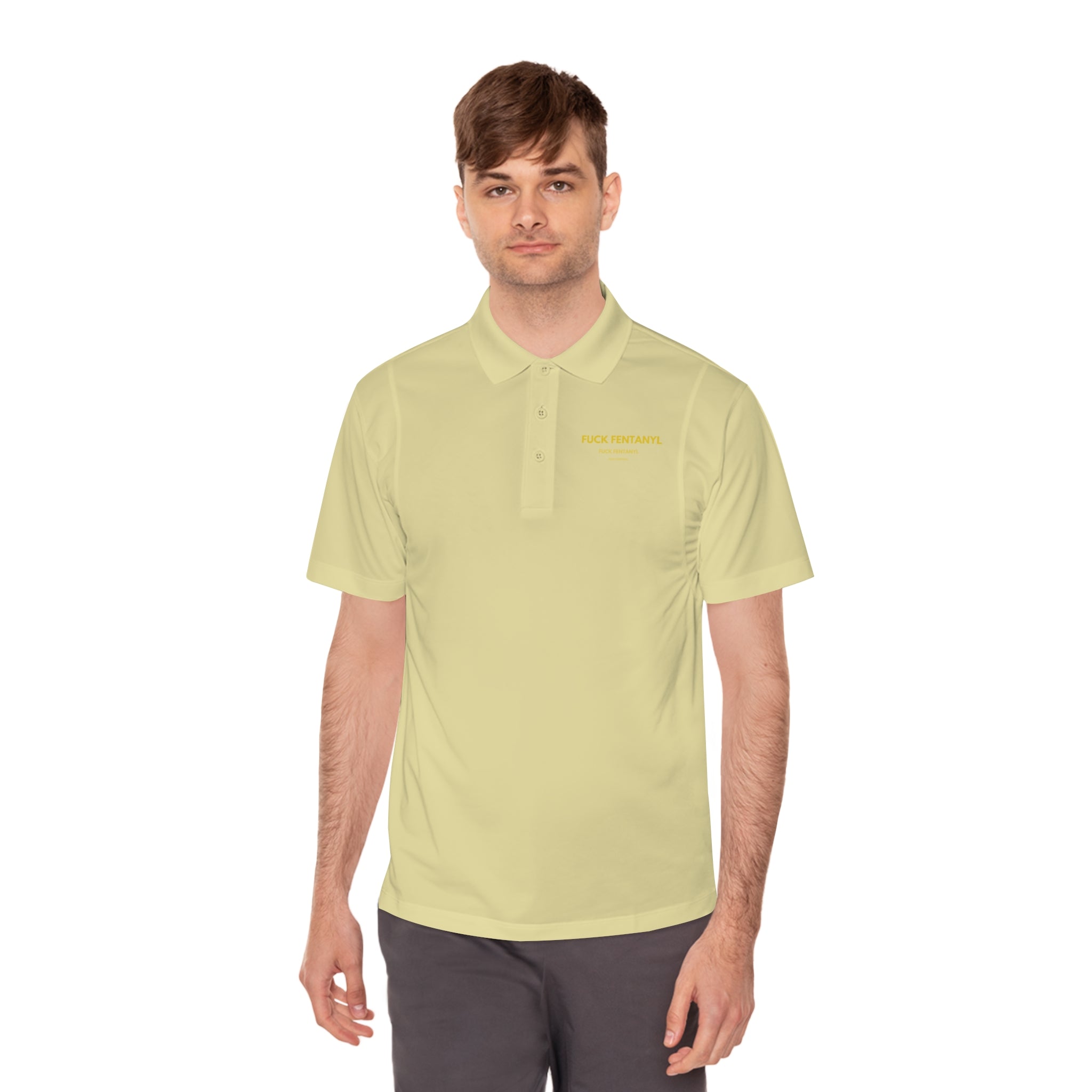Men's Sport Polo — Minimal 'Peak Potential' Performance Shirt