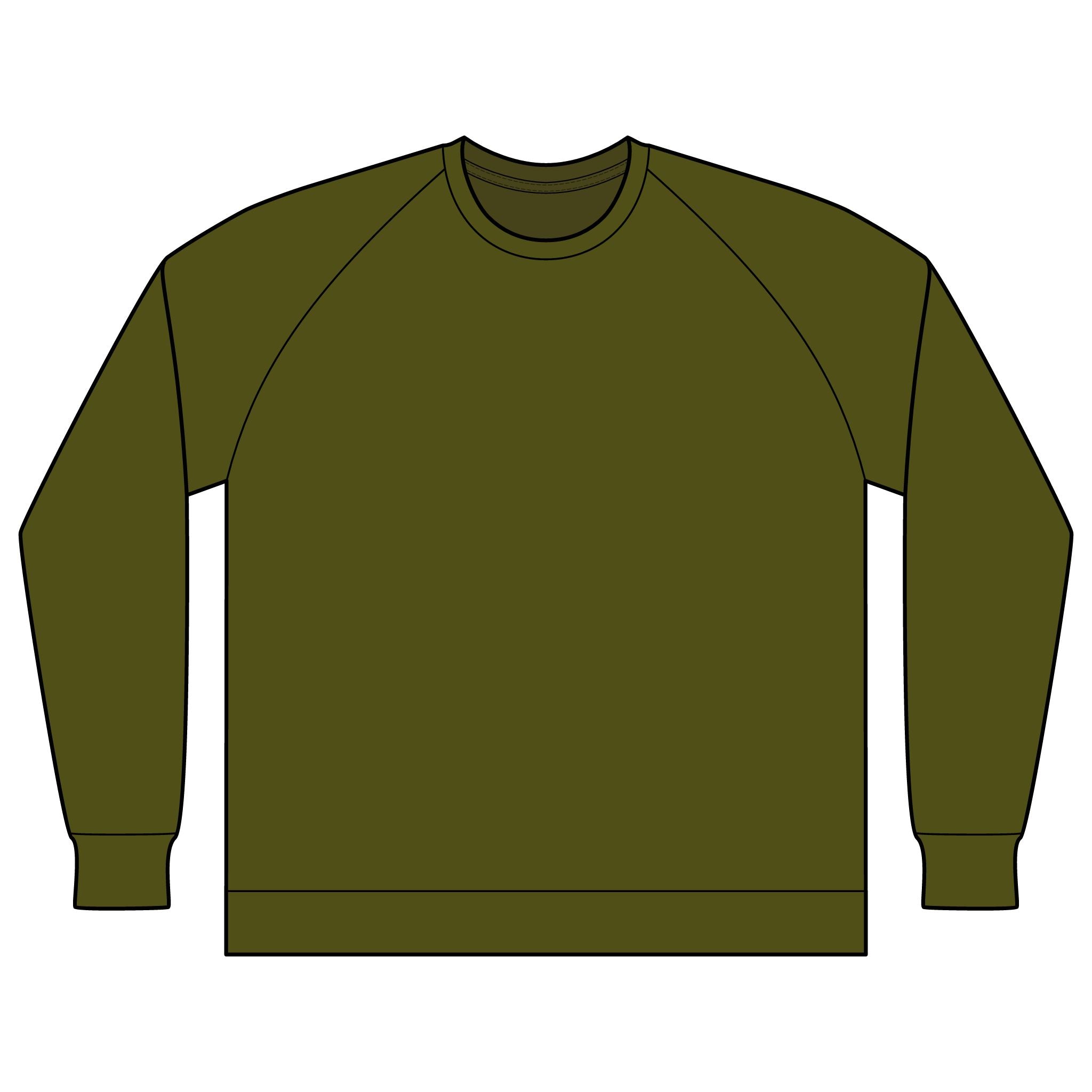 Lightweight Loopback Terry Crewneck Sweatshirt