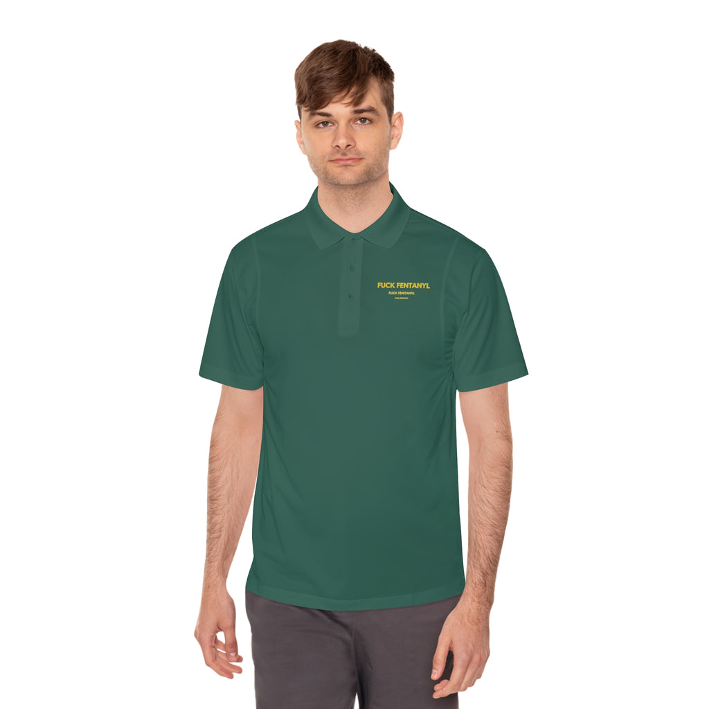 Men's Sport Polo — Minimal 'Peak Potential' Performance Shirt