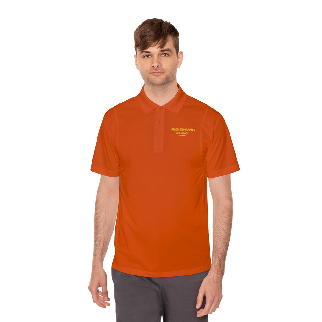 Men's Sport Polo — Minimal 'Peak Potential' Performance Shirt