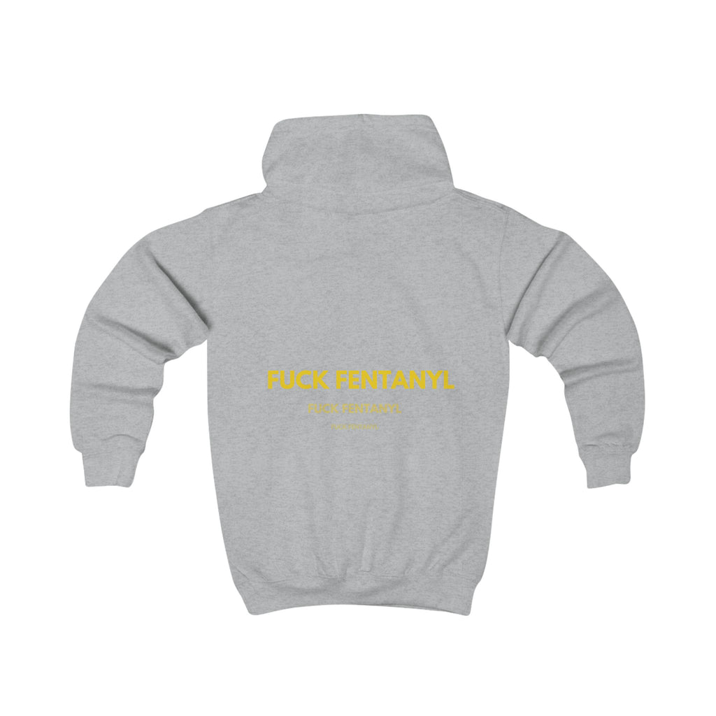 Kids Hoodie - “FUCK FENTANYL” Anti-Drug Awareness Youth Hoodie