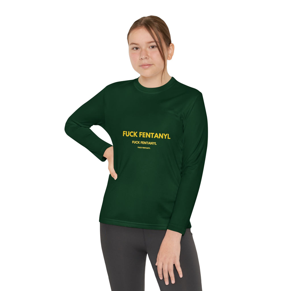 Youth Long Sleeve Tee — “F*** Fentanyl” Awareness Shirt