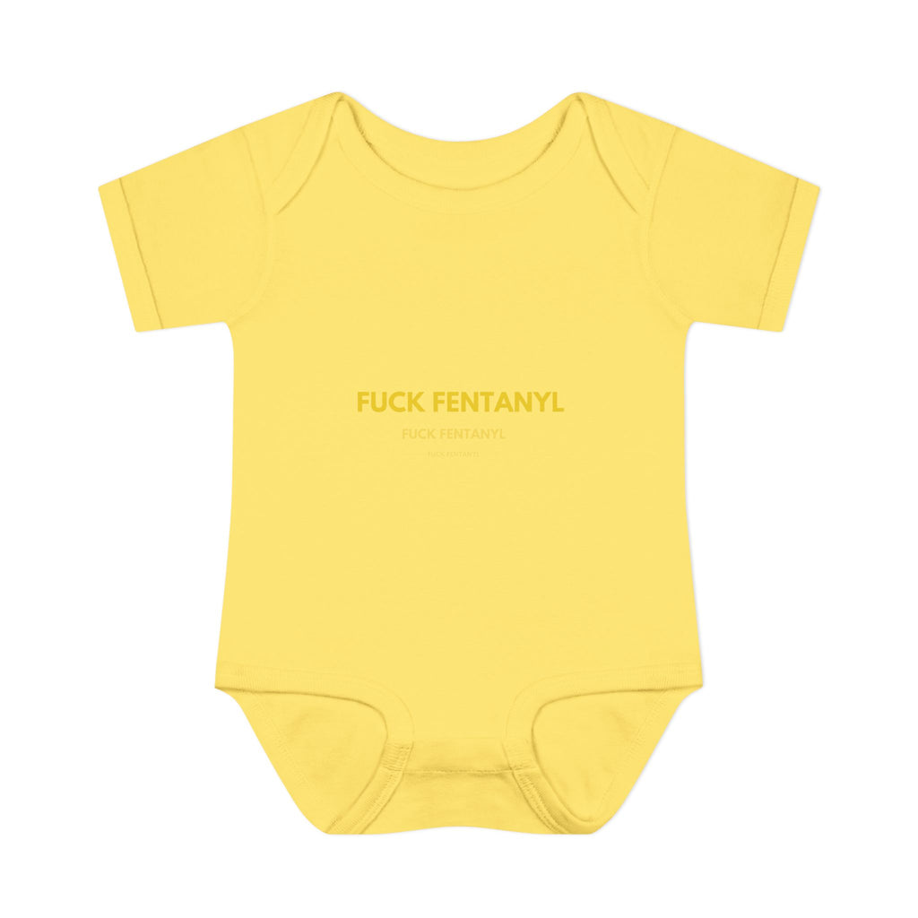 Infant Bodysuit — "F*** Fentanyl" Protest Baby Onesie