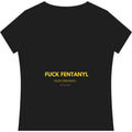 Women's V-Neck Tee — “Fuck Fentanyl” Awareness Shirt