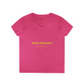 Fuck Fentanyl Women's V-Neck Tee — Anti-Drug Awareness Statement Shirt