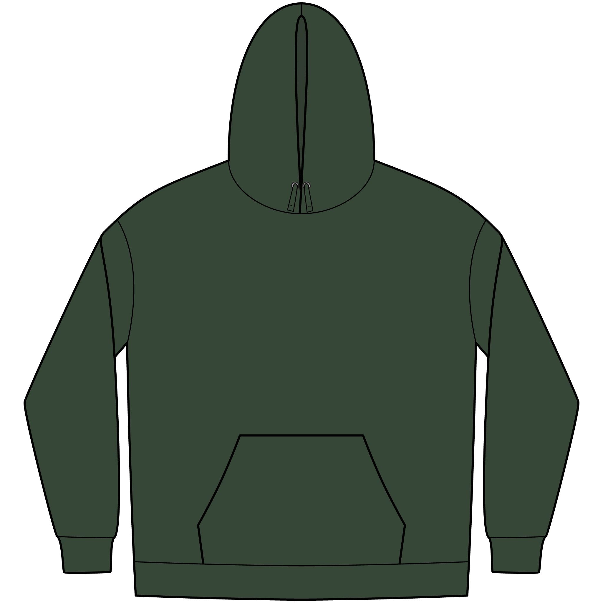 Fleece Hoodie — "FUCK FENTANYL" Awareness Back Print