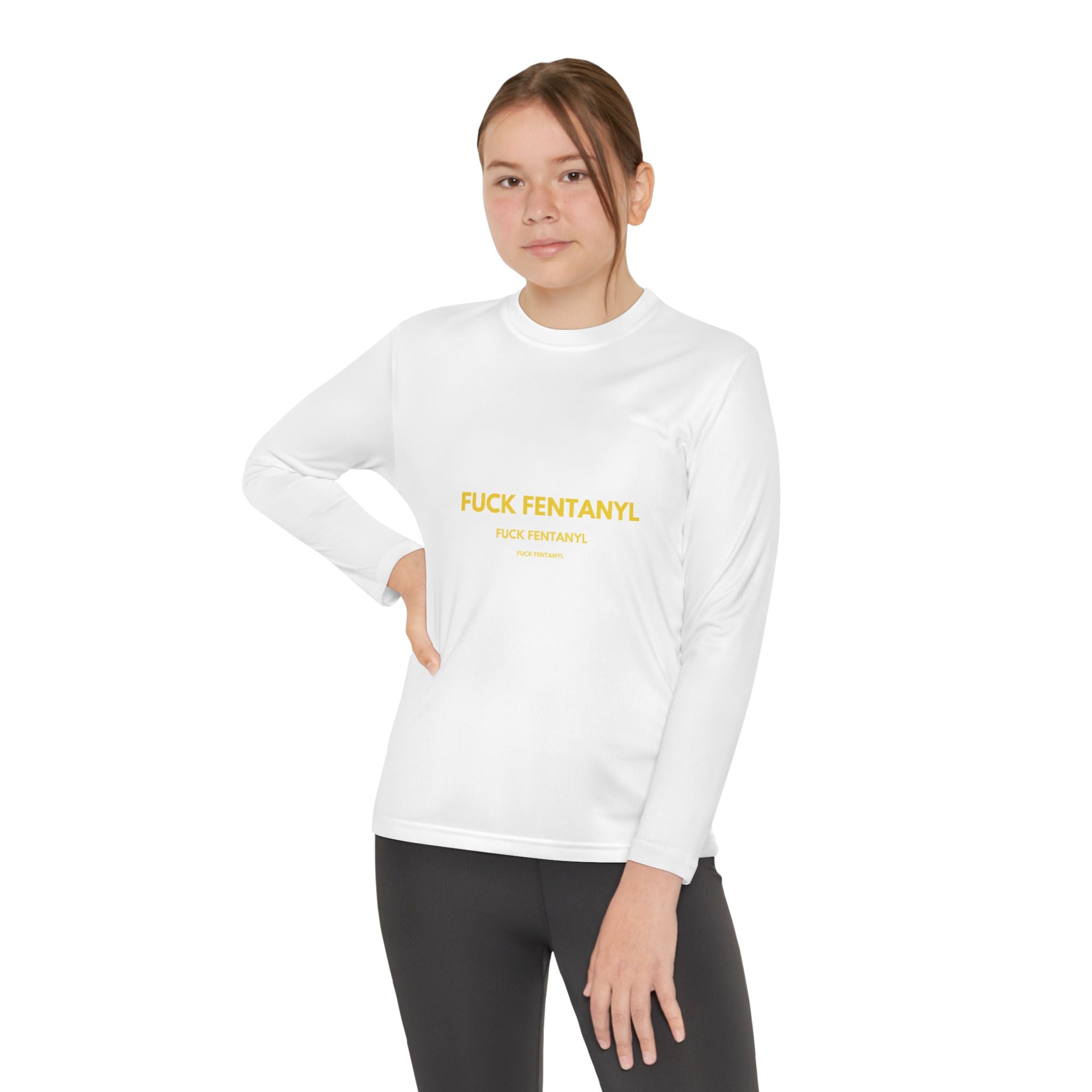 Youth Long Sleeve Tee — “F*** Fentanyl” Awareness Shirt